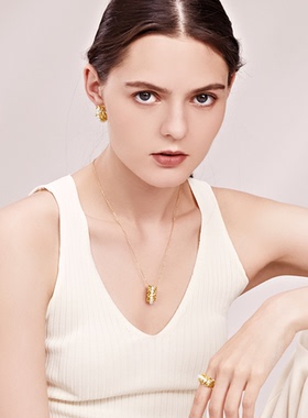 BABYBEI初贝针织项链毛衣链