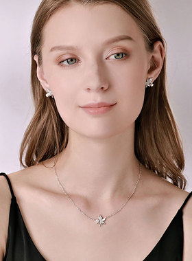 BABYBEI初贝枫叶项链锁骨链