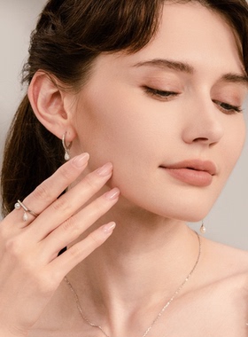 BABYBEI初贝水滴戒指气质白月光