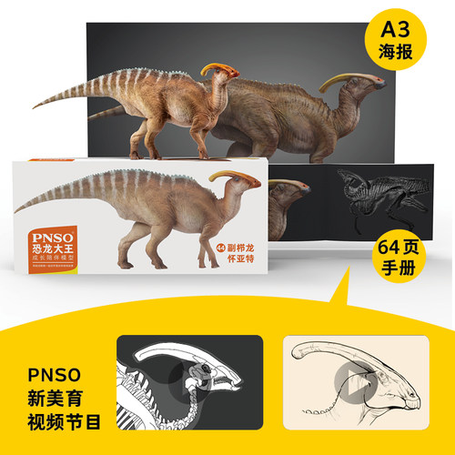 PNSO副栉龙怀亚特恐龙大王成长陪伴模型44 - 图1