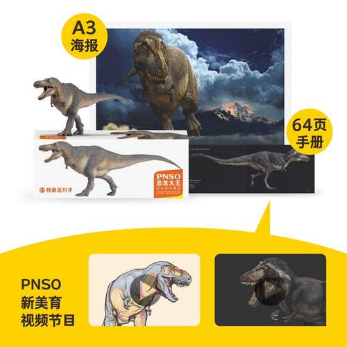 PNSO特暴龙川子恐龙大王成长陪伴模型51 - 图0