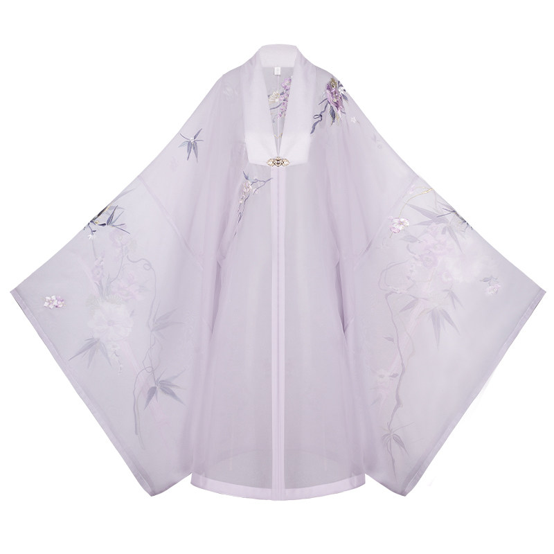 十三余儿[声声竹]明制绣花小豆蔻 十三余汉服