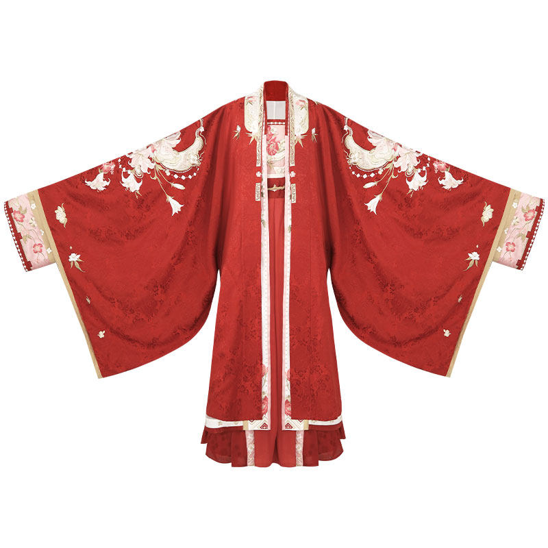 十三余小豆蔻儿[和合花开]大袖婚服 十三余汉服