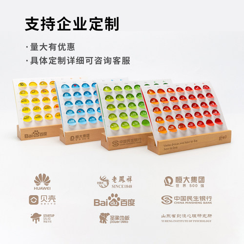 纸因你折角台历2026新年创意日历手撕打卡记录备忘收纳笔筒笔插实木底座新年礼物企业商务定制办公室桌面摆件 - 图2