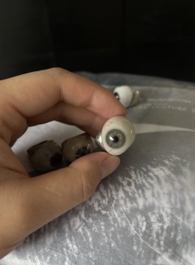 CCP风格眼球戒指纯银定制配饰