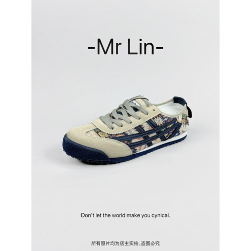 【Mr.Lin】潮牌德训鞋帆布鞋大码男女2025年夏季透气板鞋个性百搭 - 图0