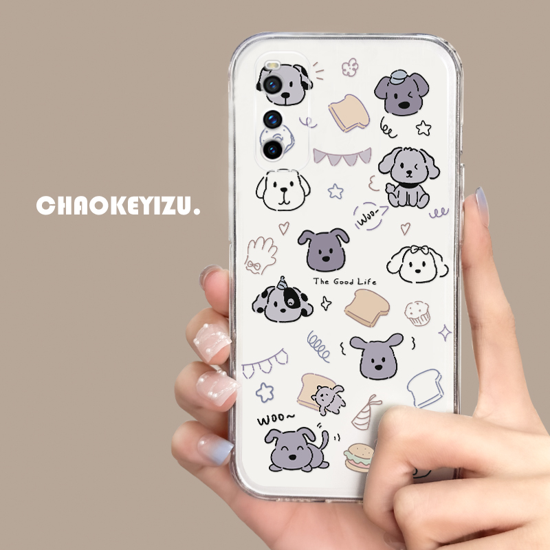 适用于vivoiqooz8手机壳z9超薄z7透明iqooz5可爱卡通z6/z3小狗iqooz1x硅胶iqoou1全包镜头iqoou5/u3防摔VIVO - 图1