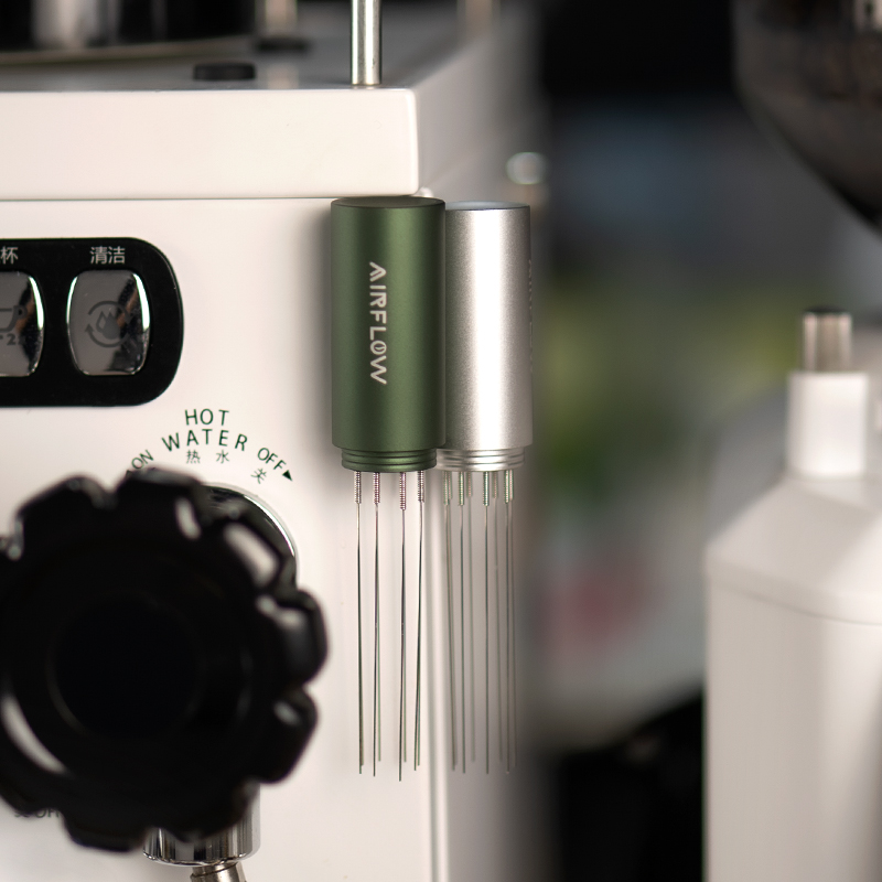 AIRFLOW气流戳戳搅粉针松粉针散粉针 可磁吸意式咖啡针式布粉器 - 图1