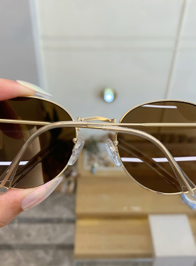 时尚太阳镜抖音金属细框反光