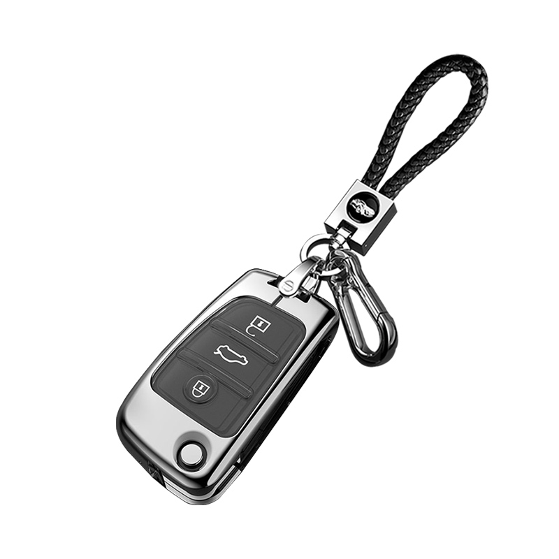 适用于奥迪q3钥匙套2023新款高档专用17-2022款汽车锁匙扣包男士 - 图3