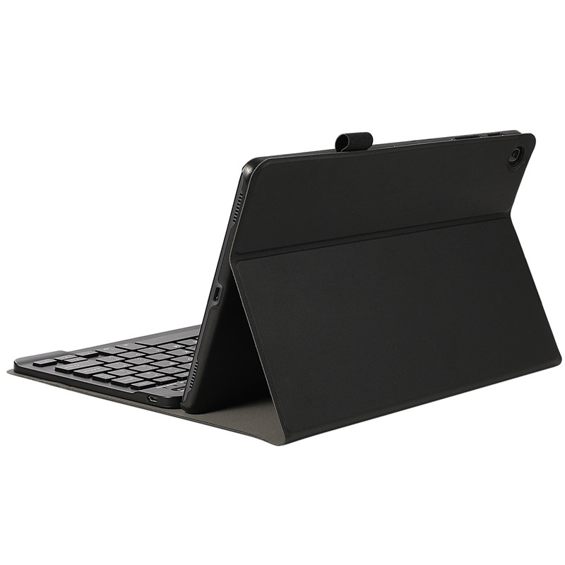 适用于三星Tab A 10.1寸2019 T510保护套带蓝牙键盘SM-T515C皮套平板电脑Tab A7 T500/T505C外壳触摸鼠标