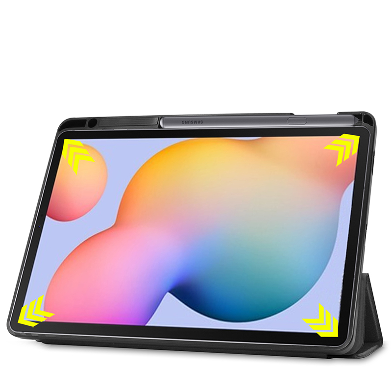 适用2024三星Galaxy Tab S6Lite保护套带笔槽P620平板电脑10.4寸SM-P610/P615休眠皮套P613/619全包软壳防摔 - 图2