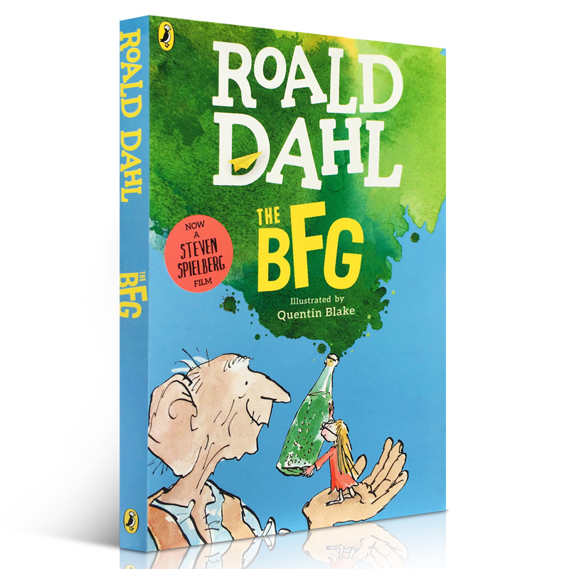 吹梦巨人 好心眼巨人 英文原版小说书THE BFG Roald Dahl罗尔德达尔 圆梦巨人 儿童文学桥梁书故事书 720L 8-15岁 又日新 - 图0