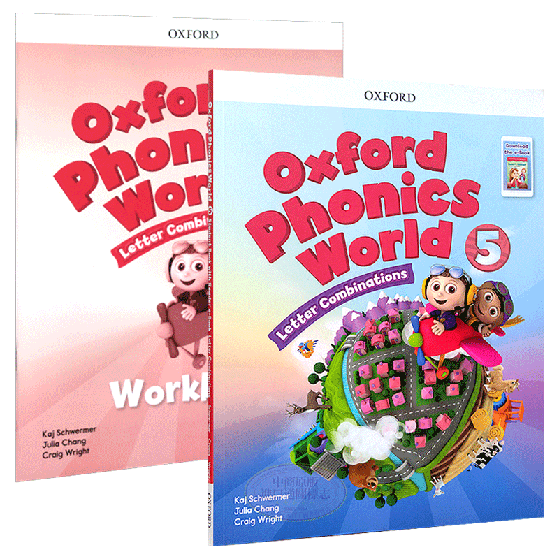 新版牛津OPW 少儿英语自然拼读世界L5 Oxford Phonics World L5 学生书+练习册2册英文原版牛津阅读树语音教学教材