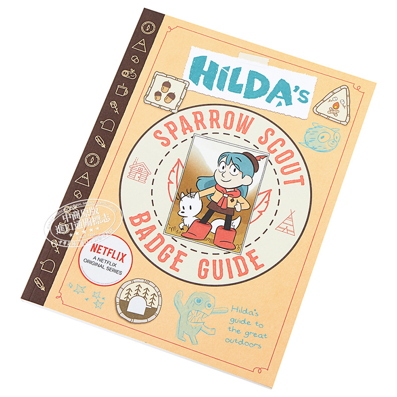 Hilda’s Sparrow Scout Badge Guide希尔达的童子军徽章指南漫画原著精品绘本儿童漫画小说文学英文原版 7-12岁-图2