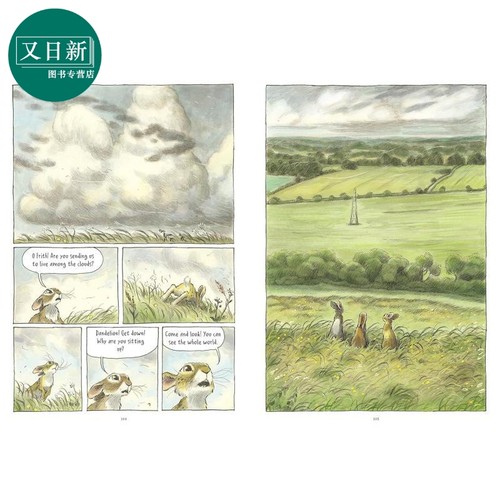 漫画章节书 兔子共和国 Watership Down The Graphic Novel 英文原版 儿童图画小说 漫画故事书 进口童书 9岁以上 又日新 - 图0
