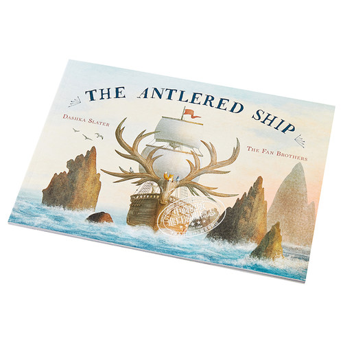 Terry Fan：鹿船 The Antlered Ship 儿童绘本亲子名家精品 友谊 冒险 4~7岁 英文原版 狐狸马可与鹿角船 范氏兄弟 又日新进? - 图1