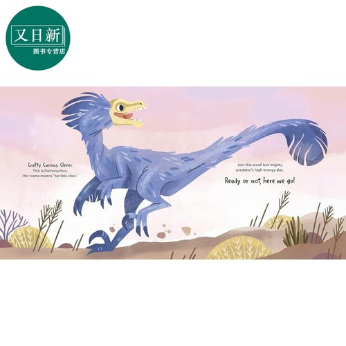 A Dinosaurs Day DK绘本 恐龙日记4册 英文非小说动物科普图画书 Diplodocus Deinonychus Triceratops T rex  又日新 - 图3
