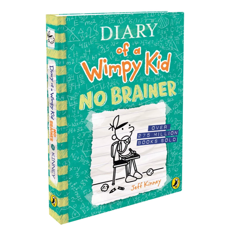 小屁孩日记英文原版 Diary Of A Wimpy Kid 1-17-18英版英语章节桥梁书 Jeff Kinney美国初中小学生课外读物漫画小说 7-12岁-图0