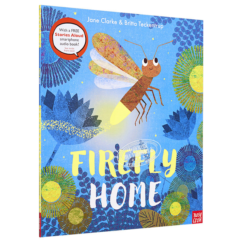 Firefly Home 萤火虫回家路 Britta Teckentrup 英文原版 进口图书 儿童绘本 动物故事图画书 2-5岁 Nosy Crow出版 互动绘本