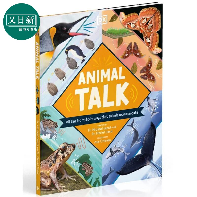 DK动物说 Animal Talk 英文原版 儿童科普绘本 动物知识百科图画书 7岁以上 进口自然科学读本 精装 动物对话交流 又日新