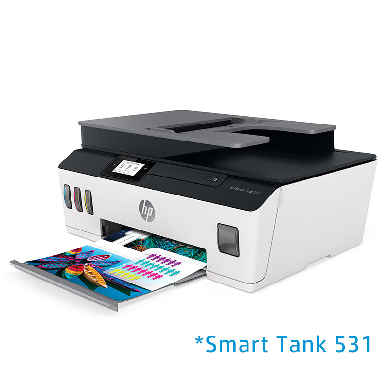 hp惠普tank519彩色手机无线迷连供 惠普打印喷墨多功能一体机