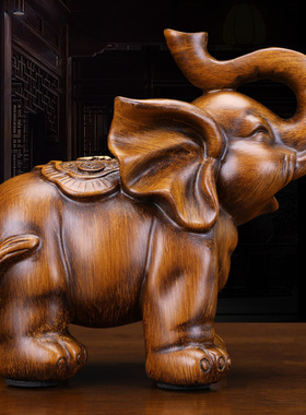 大象摆件招财小象一对工艺品云南西双版纳景区地摊旅游纪念小礼品