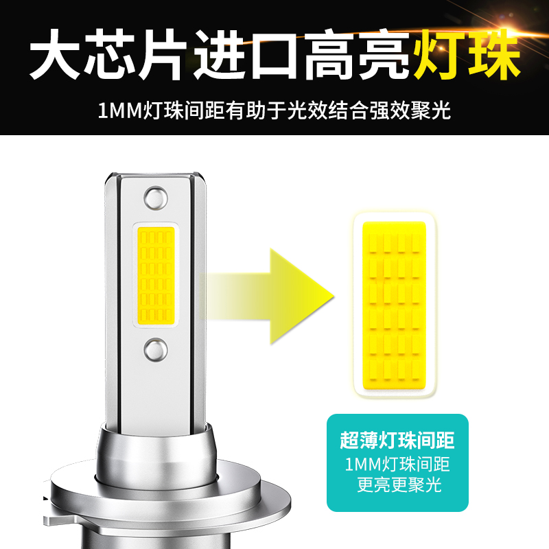 适用于04-19新老款日产天籁汽车LED大灯改装远近光泡超亮聚光专用