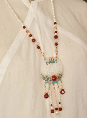 清月鹿鸣玉泽仙长款背云璎珞