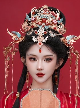 清月鹿鸣【凤隐花前】婚嫁发饰