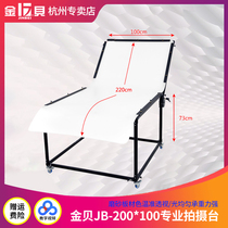 Golden bay JB-200 * 100 professional shooting desk adjustment angle with roller Taobao prop photo photo static stand