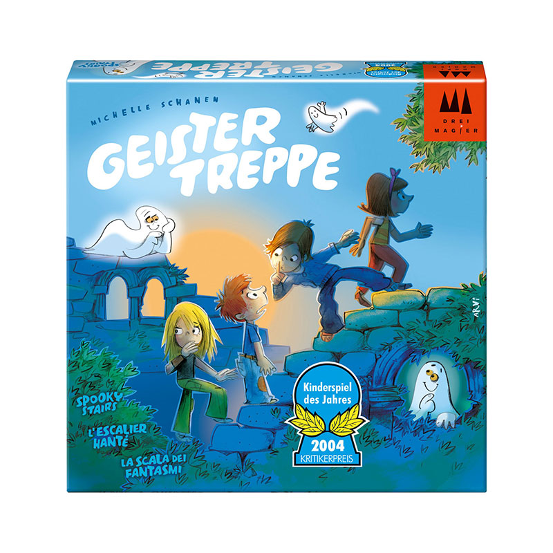 德国旭乐园幽灵梯 儿童益智桌游双人多人亲子游戏专注力训练玩具