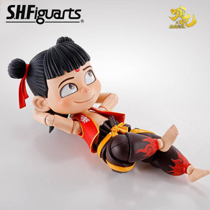 万代SHF 哪吒之魔童降世 哪吒闹海敖丙龙王三太子可动手办模型