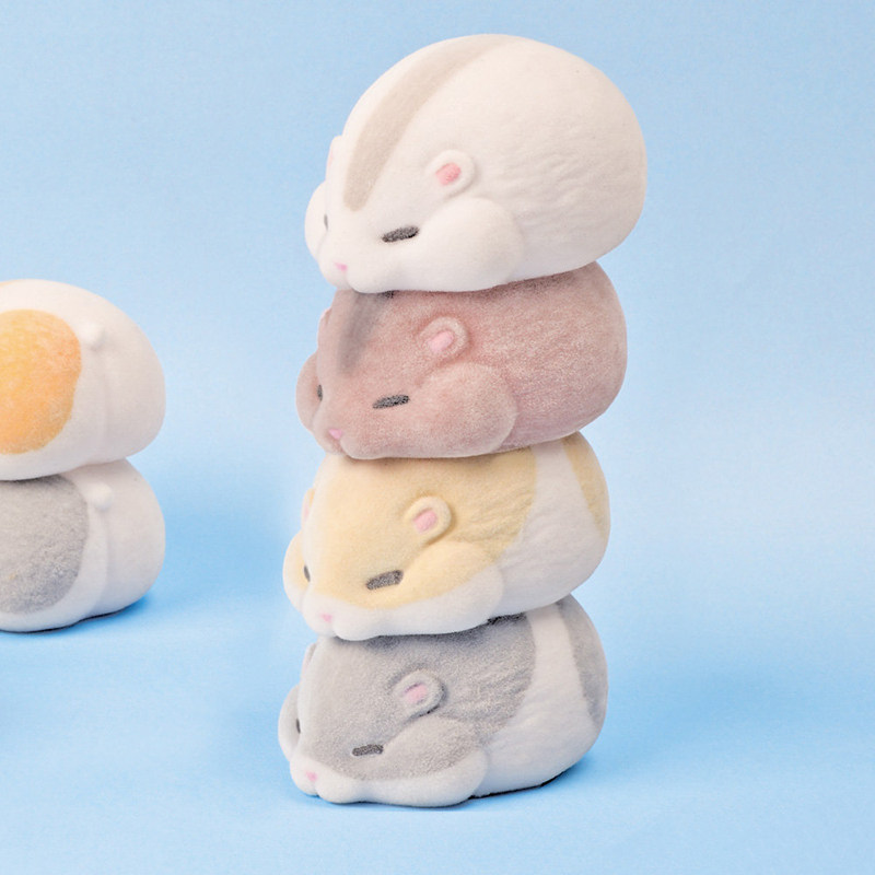 日本正版yell第2弹植绒仓鼠扭蛋 童梦动漫盒蛋/扭蛋/食玩