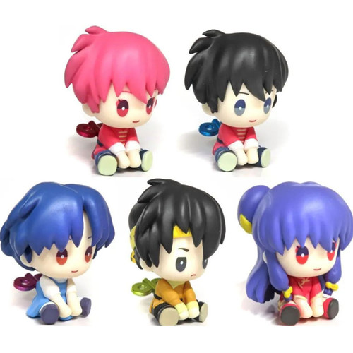 日本正版BUSHIROAD 乱马1/2发条坐姿造型扭蛋 早乙女天道茜珊璞 - 图0