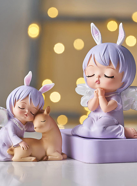 装饰品饰品小创意摆件摆件家里摆设房间可爱温馨精致治愈系小女孩