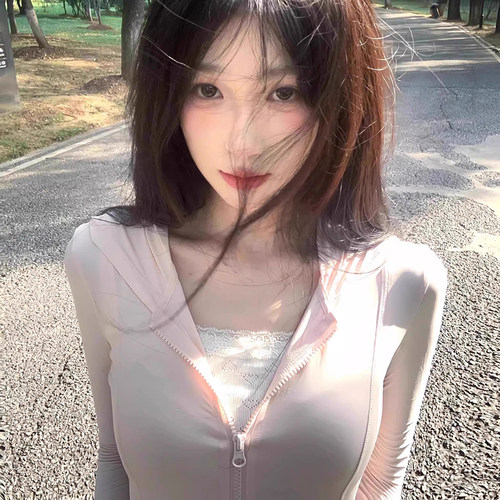 夏季高端冰丝防晒衣女2025新款轻薄修身户外防紫外线短款防晒服 - 图1