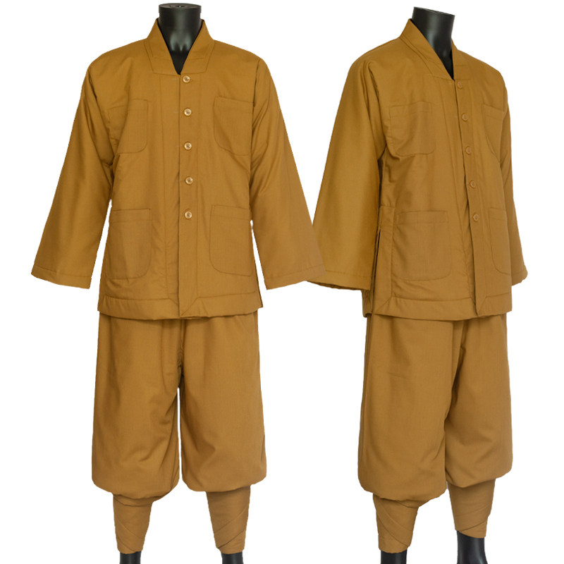 僧服棉袄短套装和尚服装短褂冬季加厚保暖僧衣棉服小褂和尚衣男女,淘宝优惠券,粉丝福利购,淘宝优惠卷