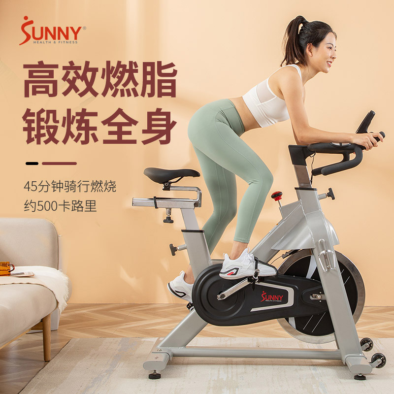 美国SUNNY动感单车家用健身车减肥商用40斤专业飞轮运动自行车 - 图3