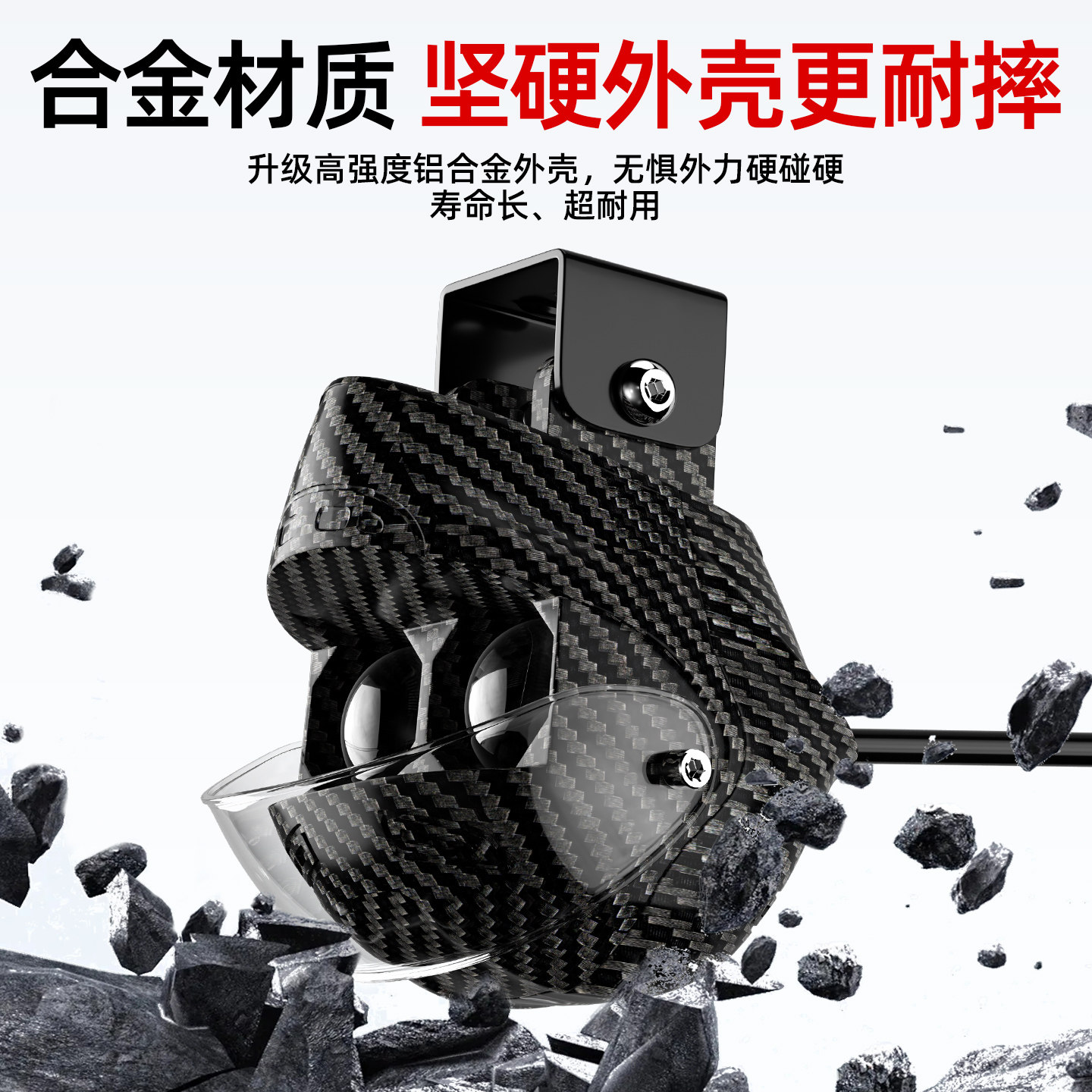 电动车灯LED大灯超亮摩托车射灯头盔式外置强光铺路灯透镜切线灯,淘宝优惠券,粉丝福利购,淘宝优惠卷