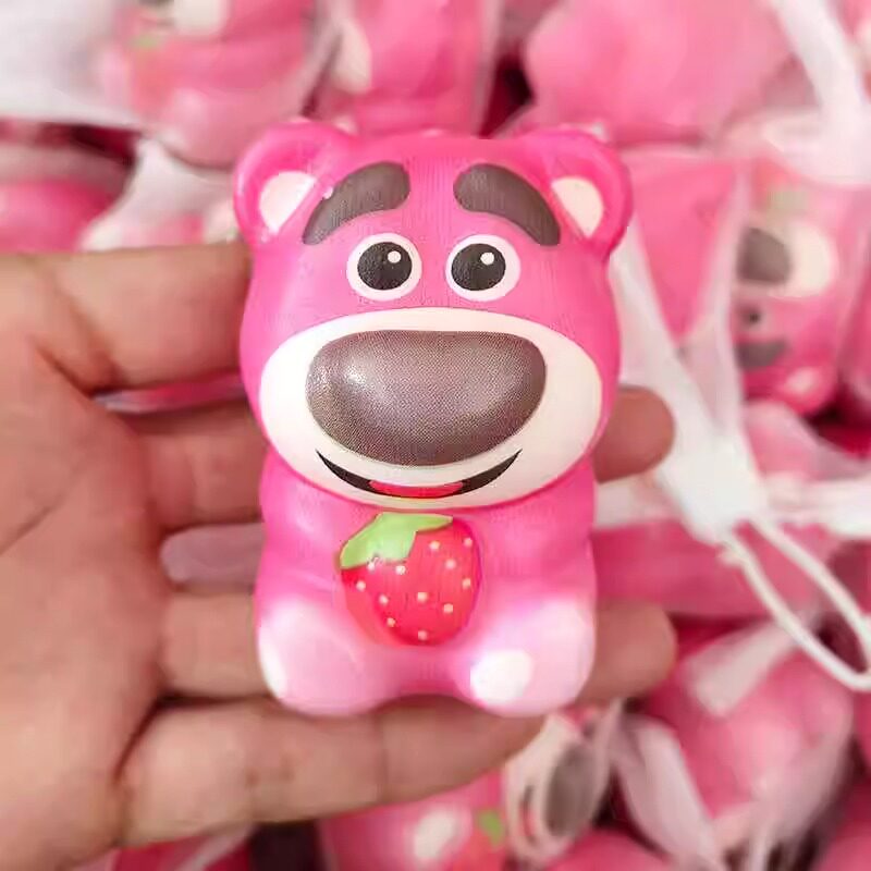 网红草莓熊捏捏乐慢回弹幼儿园开学小礼物儿童活动奖品奖励小礼品