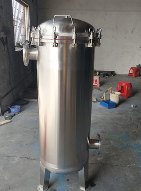 不锈钢过滤器自来水食用油高效精密加压过滤固液分离多袋式过滤器