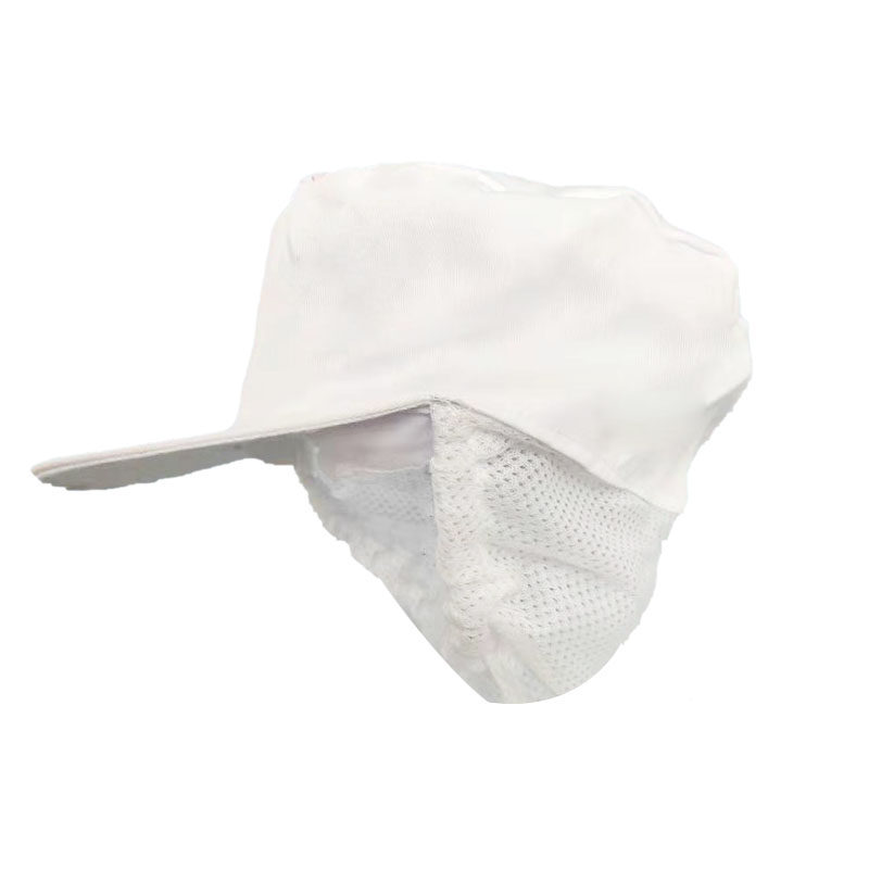 工厂车间帽食品半网透气薄款男女包头发防尘卫生厨房白色鸭舌帽子,淘宝优惠券,粉丝福利购,淘宝优惠卷