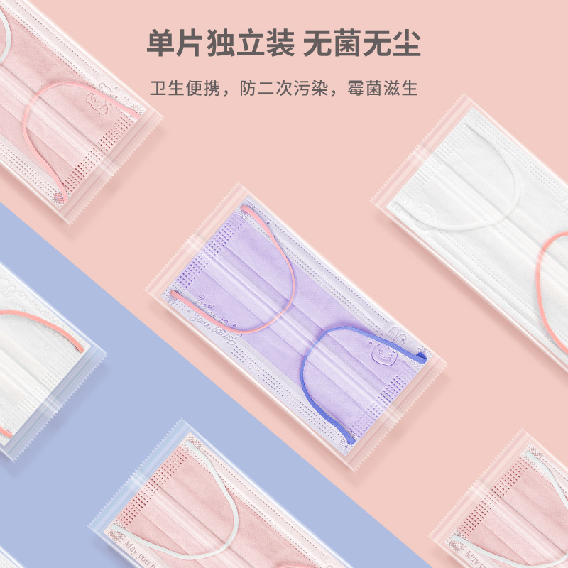 界面医疗医用外科口罩三层防护无菌型独立包装一次性女高颜值正品 - 图3
