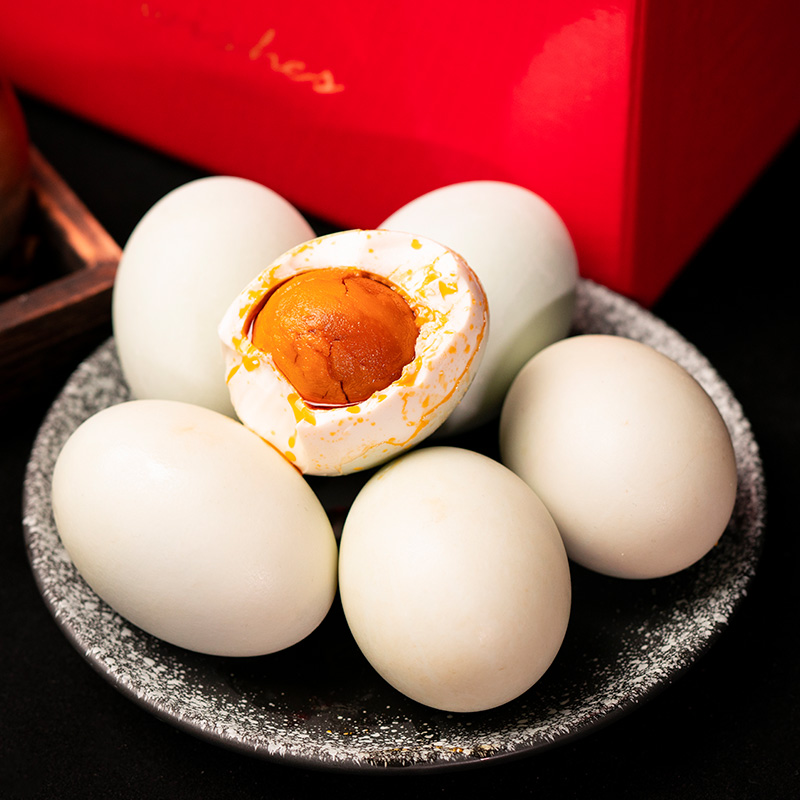 真味达食品旗舰店端午高端礼盒装咸鸭蛋+皮蛋+粽子高邮特产咸鸭蛋送礼140克大粽子3
