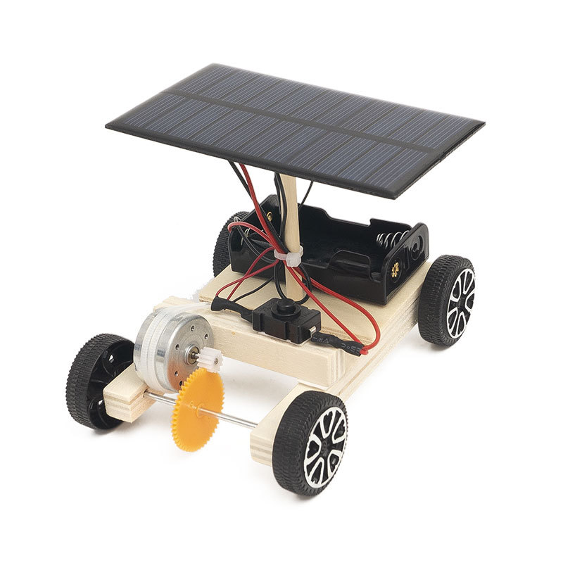 小学生diy科技小制作手工太阳能电动车科学实验益智stem科教模型