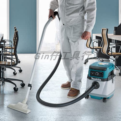 Makita牧田DVC150L工业吸尘器锂电36V充电式交直流干湿两用除尘机 - 图1