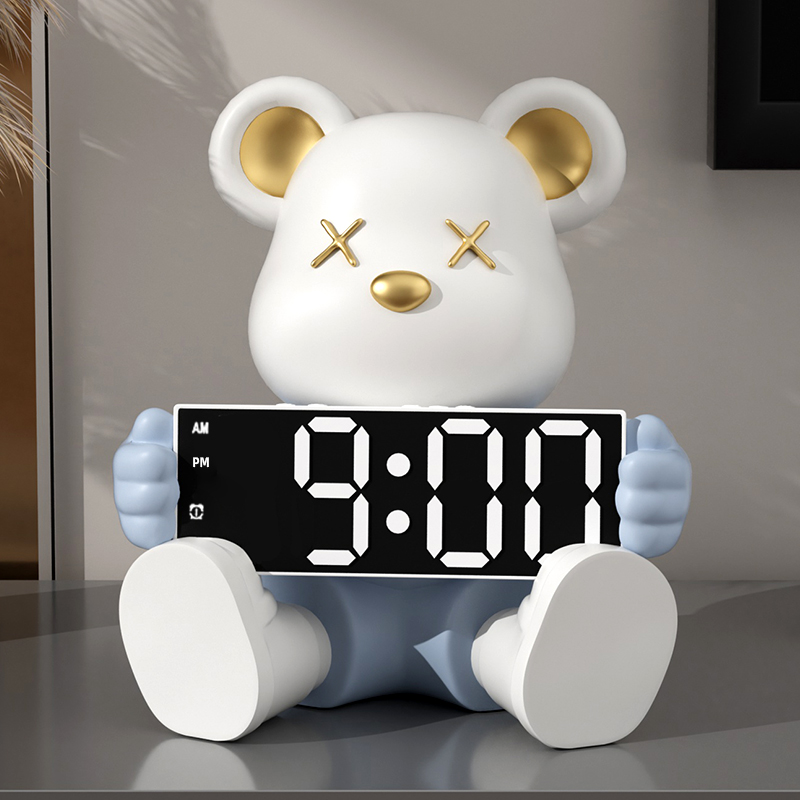 Electronic clock display type clock table