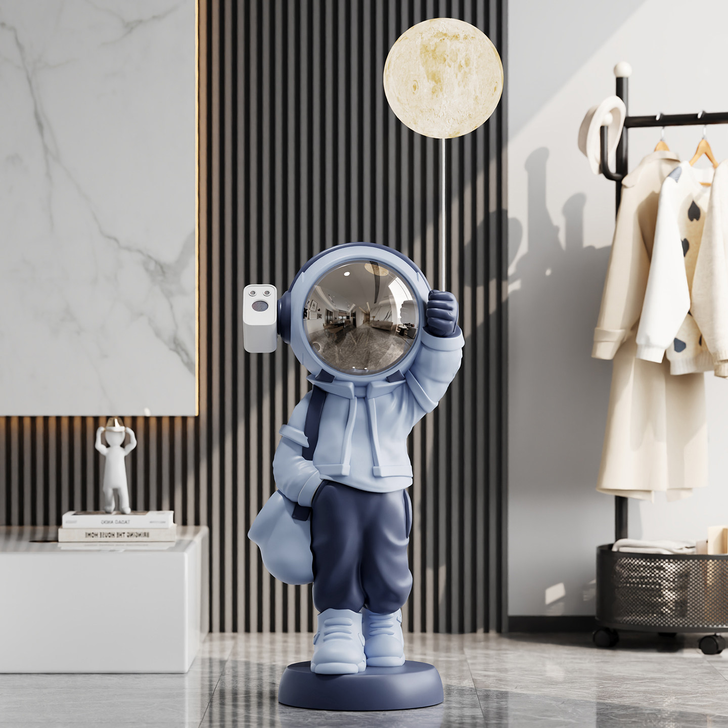 客厅轻奢太空人宇航员落地大摆件电视柜旁大型星空灯K歌音响饰品,淘宝优惠券,粉丝福利购,淘宝优惠卷