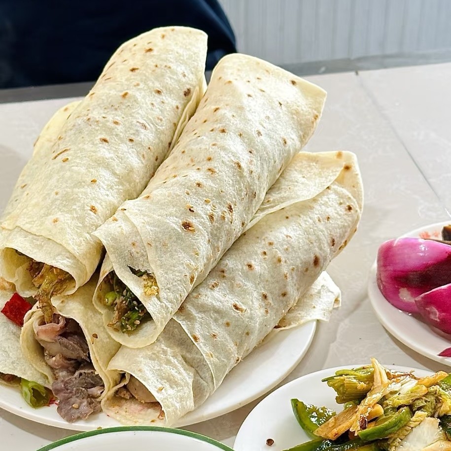 【潍坊直发】山东手擀卷饼皮朝天锅专用加热即食饭店商用大号烙饼,淘宝优惠券,粉丝福利购,淘宝优惠卷